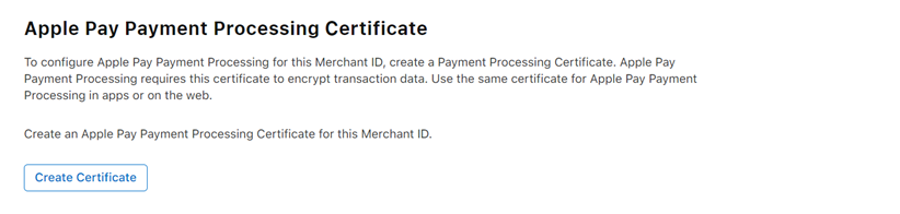 Apple Pay - Creación de merchantID